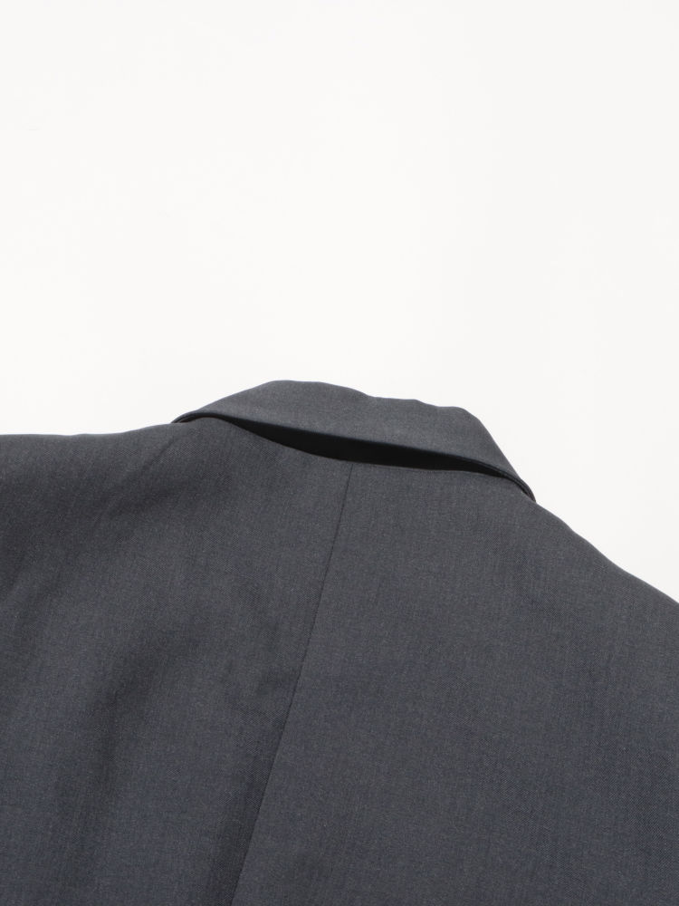TWOTWINSTYLE Lapel Spliced Button Pleated Temperament Blazers
