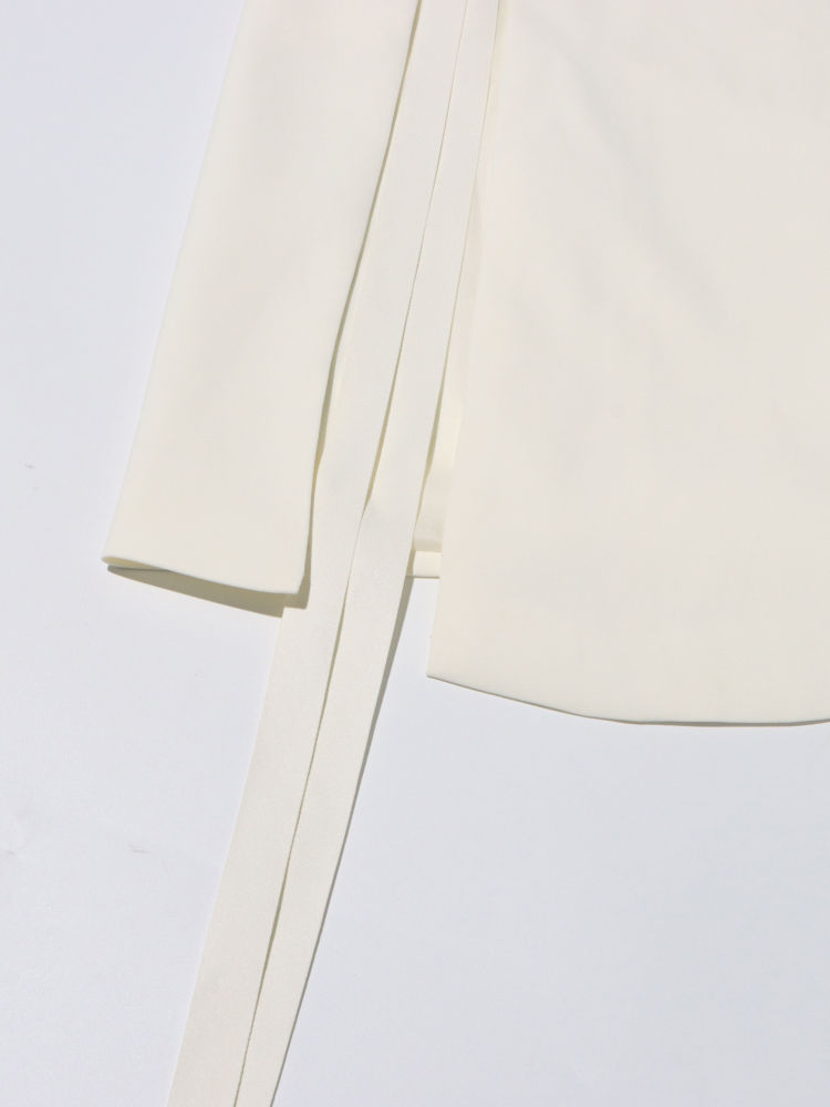 TWOTWINSTYLE Loose Long Sleeve Side Split Chic Coat