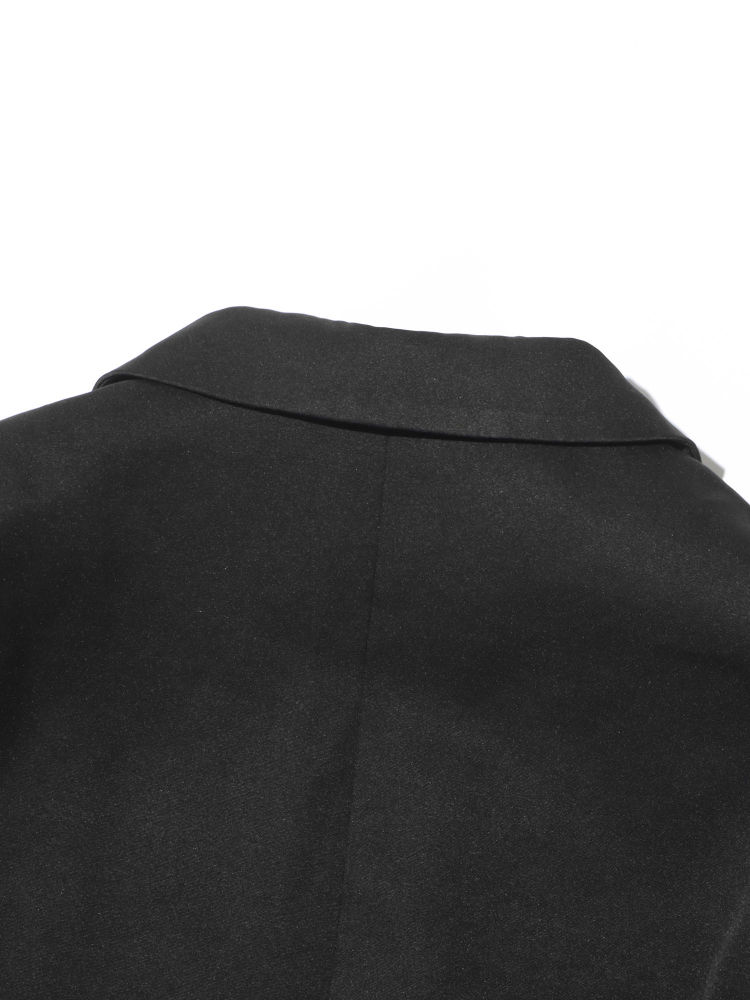 TWOTWINSTYLE Patchwork Mesh Tunic Fashion Blazers