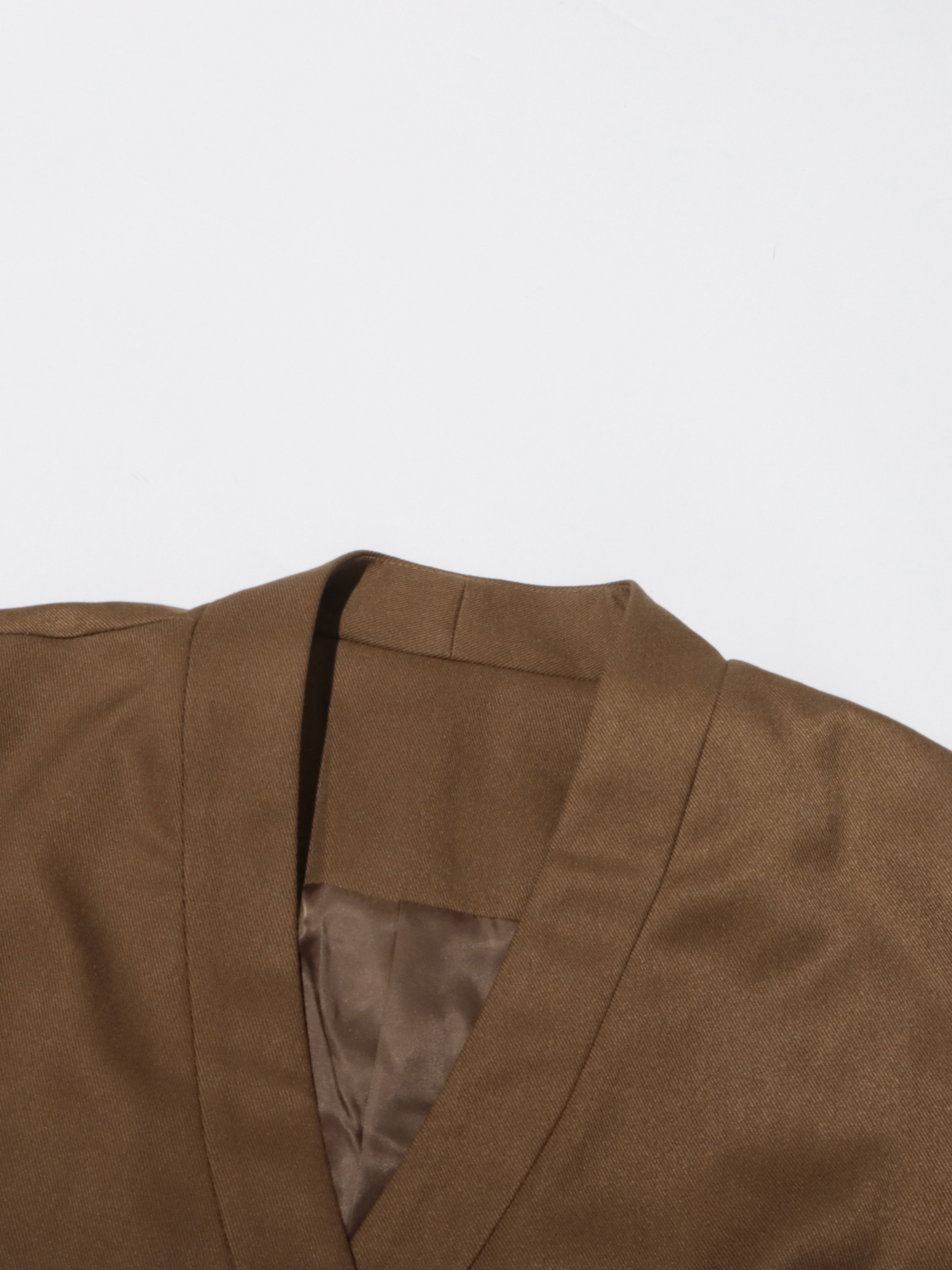 TWOTWINSTYLE Solid V Neck Tunic Vintage Coat