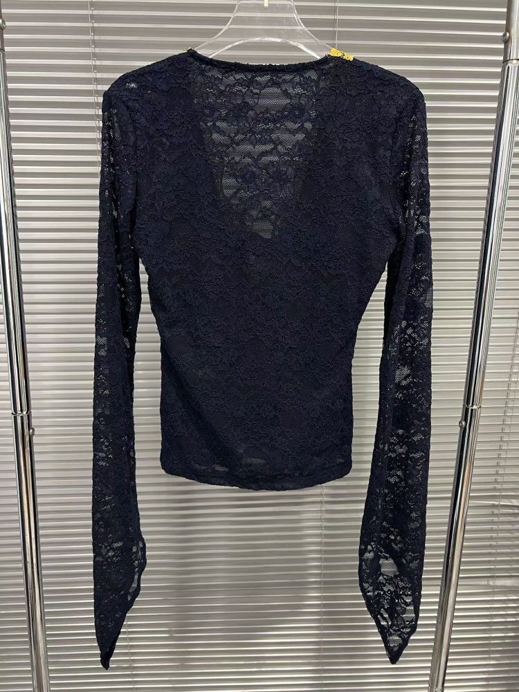 TWOTWINSTYLE V Neck Loose Hit Color Designer T Shirt