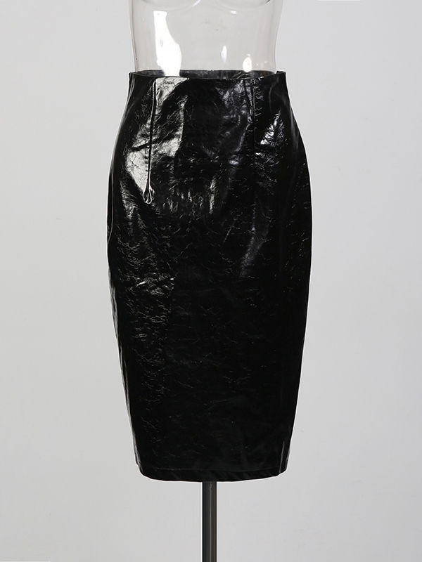 TWOTWINSTYLE Elegant High Waist Mini Dress