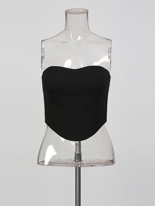 TWOTWINSTYLE Elegant High Waist Mini Dress