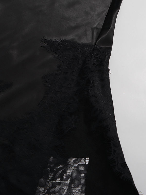 TWOTWINSTYLE Hollow Out Asymmetrical Hem Designer Dress