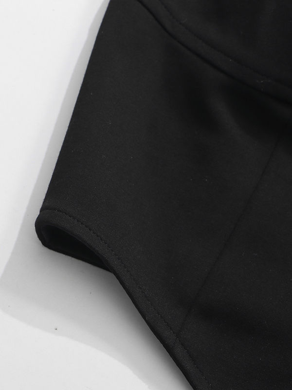 TWOTWINSTYLE Elegant High Waist Mini Dress
