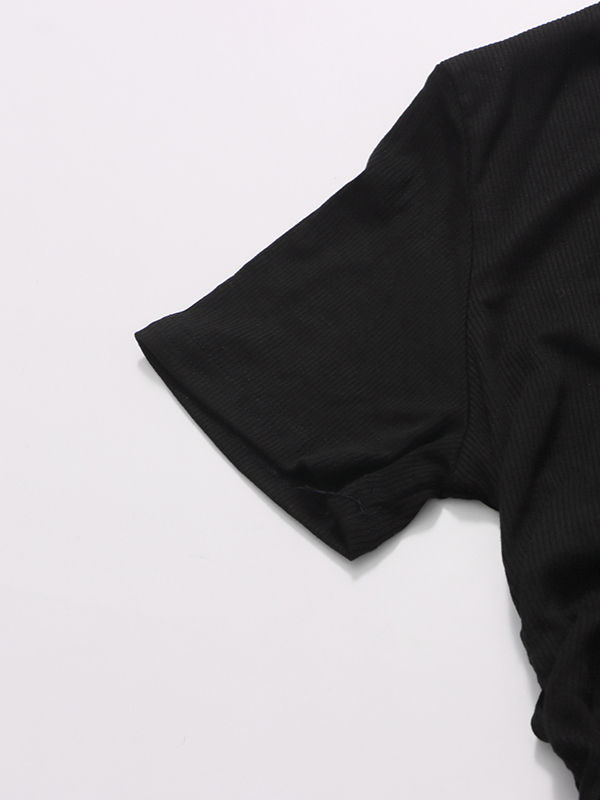 TWOTWINSTYLE Irregular High Waist Vintage Skirt