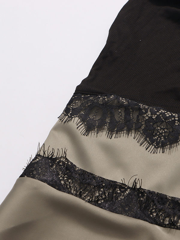TWOTWINSTYLE Irregular High Waist Vintage Skirt