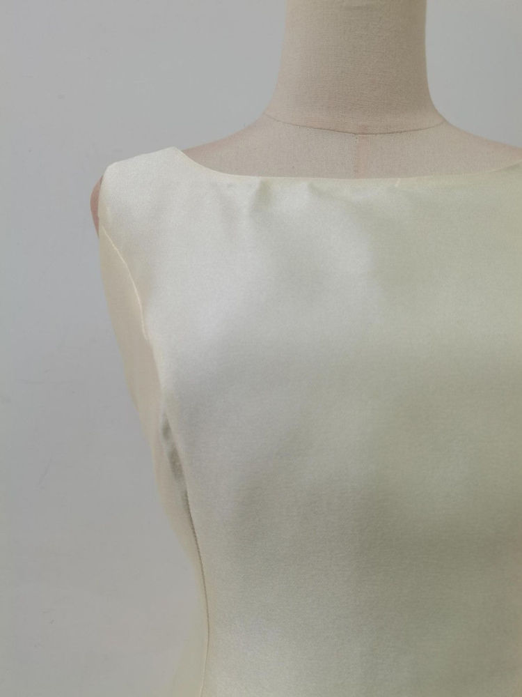 TWOTWINSTYLE Solid Spliced Bowknot High Waist Dress