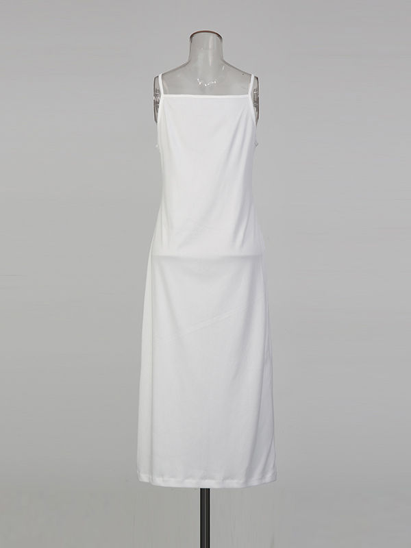 TWOTWINSTYLE Stand Collar Patchwork Ruffles Midi Dress