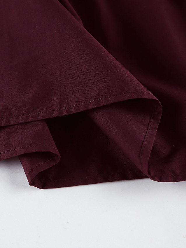 TWOTWINSTYLE Vintage Minimalist Off Shoulder Tunic Midi Dress