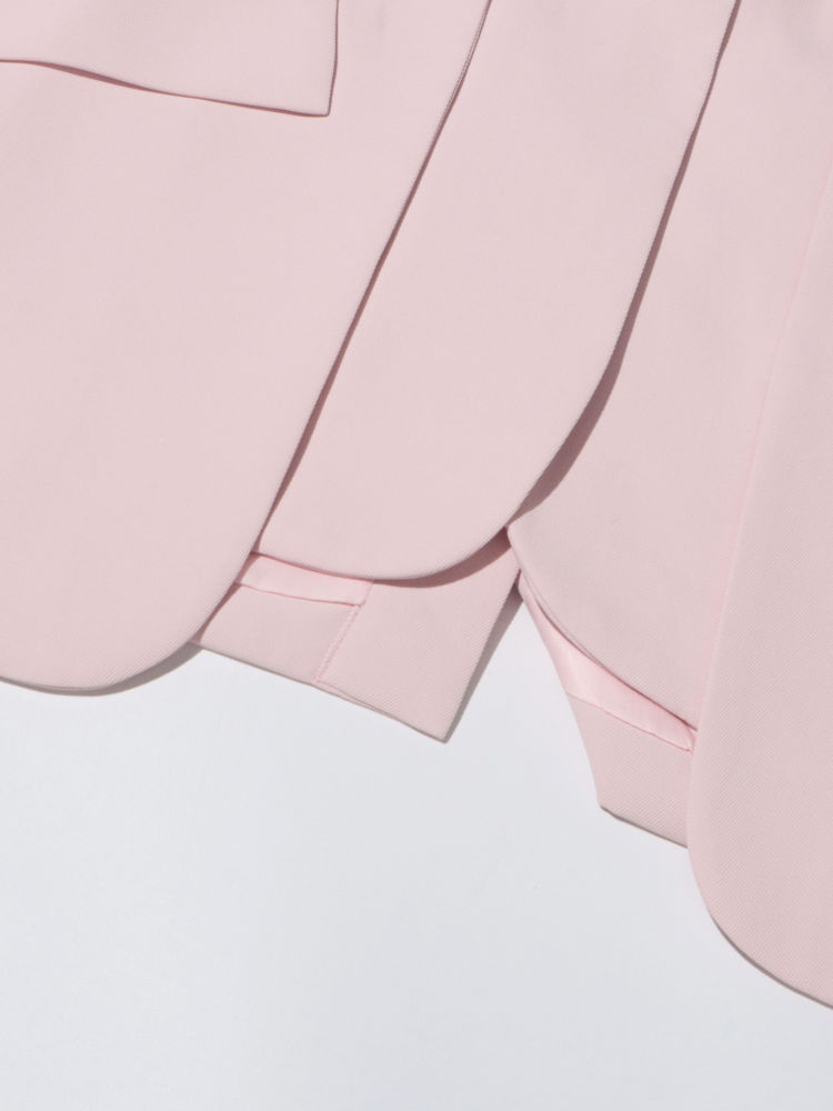 TWOTWINSTYLE Hit Color Lapel Tunic Spliced Buttons Designer Blazers