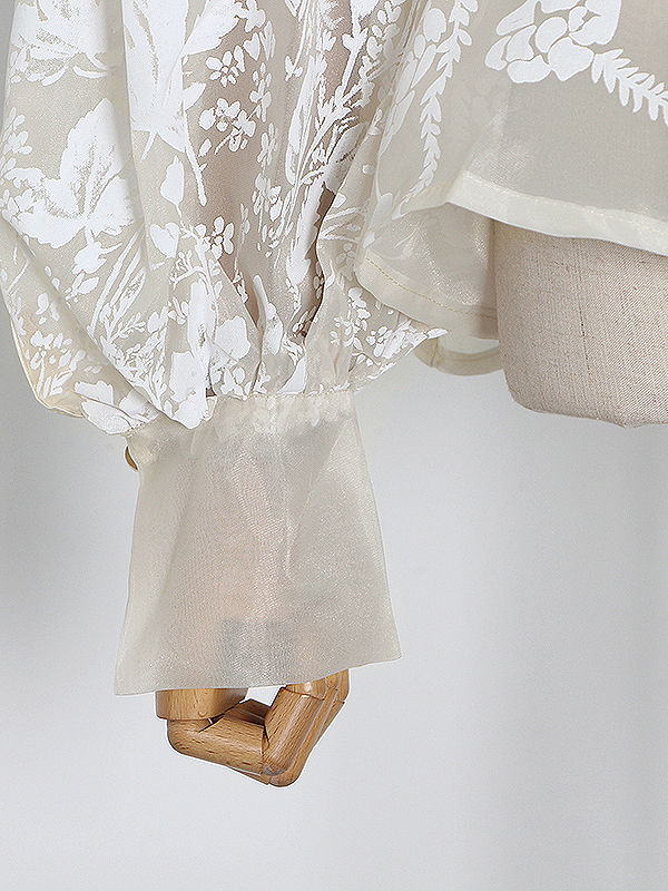 TWOTWINSTYLE Lapel Tunic Spliced Print Minimalist Shirt