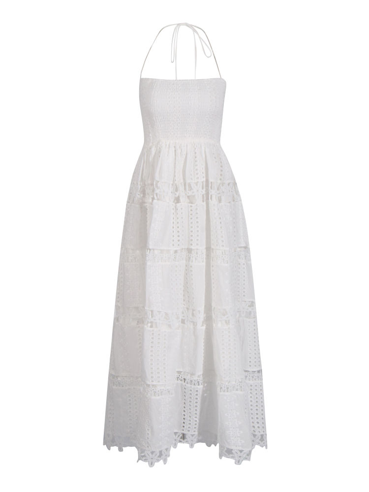 TWOTWINSTYLE Sleeveless High Waist Fashion Midi Dress