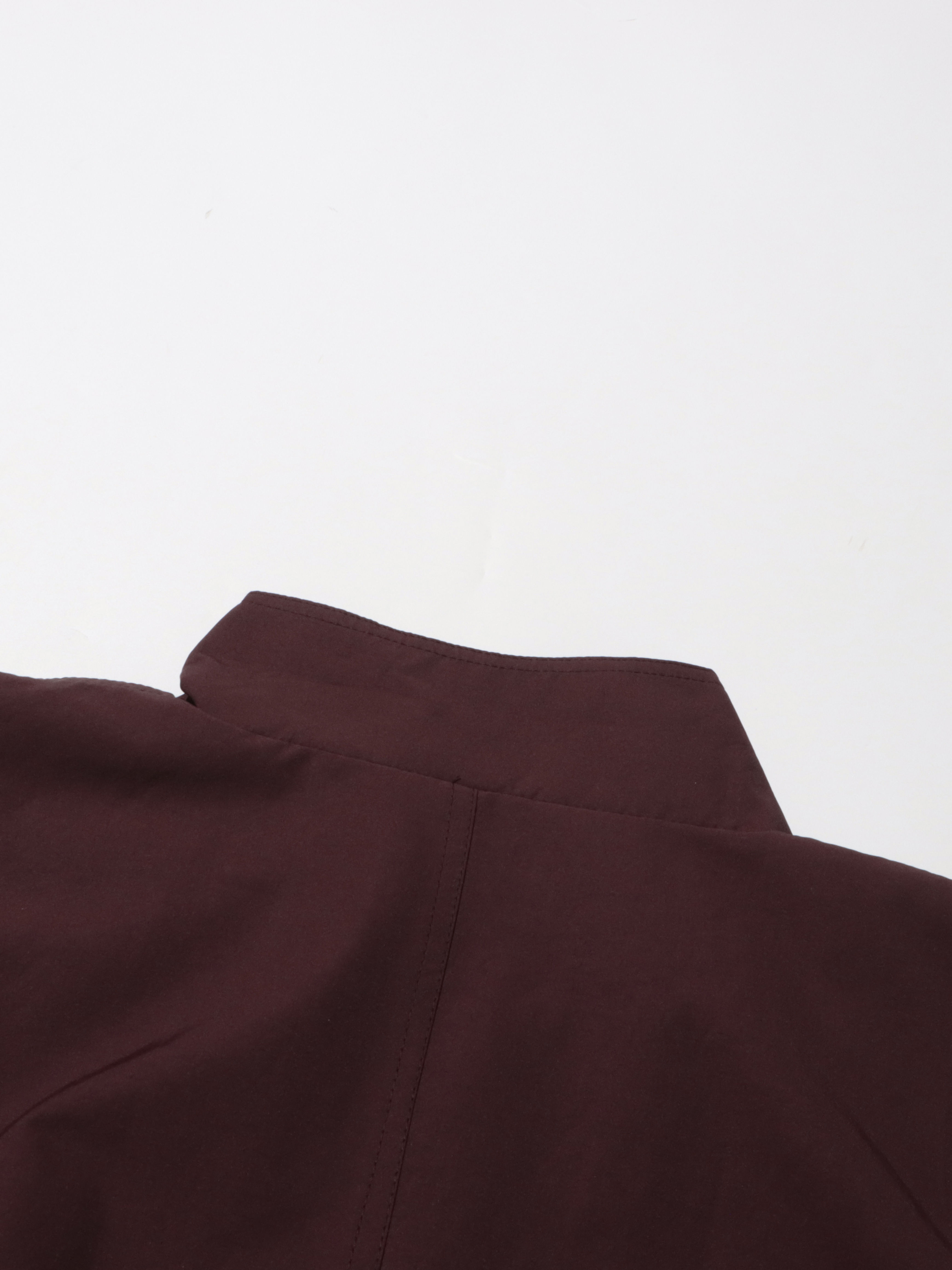 TWOTWINSTYLE Solid Loose Stand Collar Single Breasted Coat