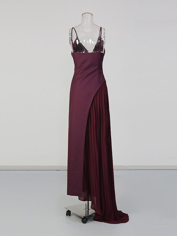 TWOTWINSTYLE Sleeveless Tunic Irregular Hem Vintage Dress