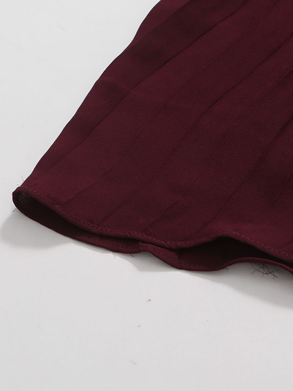 TWOTWINSTYLE Sleeveless Tunic Irregular Hem Vintage Dress