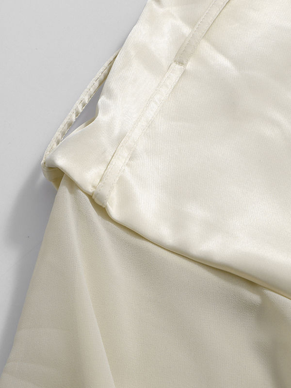 TWOTWINSTYLE High Waist Spliced Belt And Mesh Designer Skirt