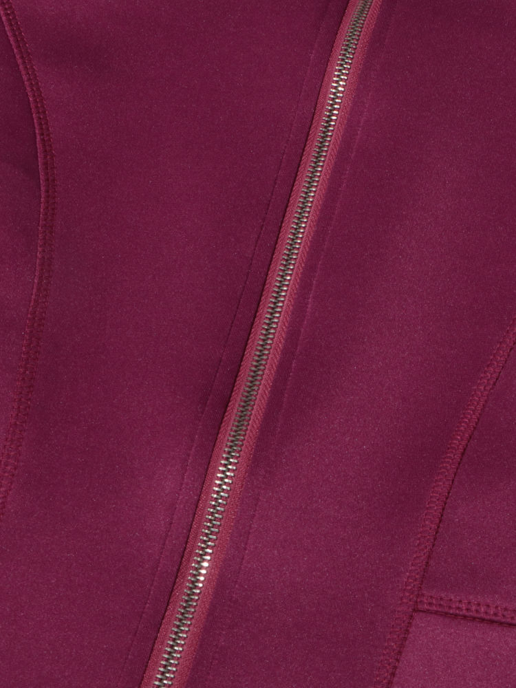 TWOTWINSTYLE Lapel Patchwork Zipper Minimalist Coat