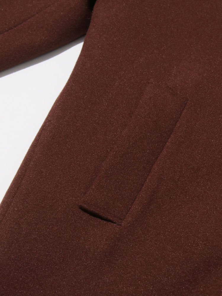 TWOTWINSTYLE Lapel Double Breasted Vintage Coat
