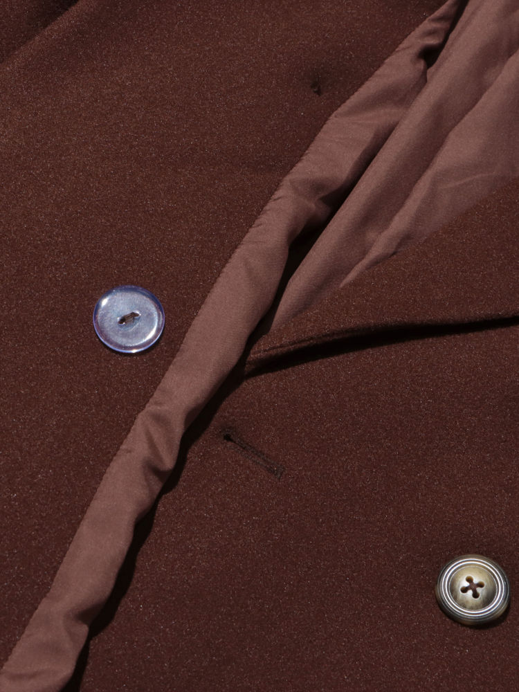 TWOTWINSTYLE Lapel Double Breasted Vintage Coat