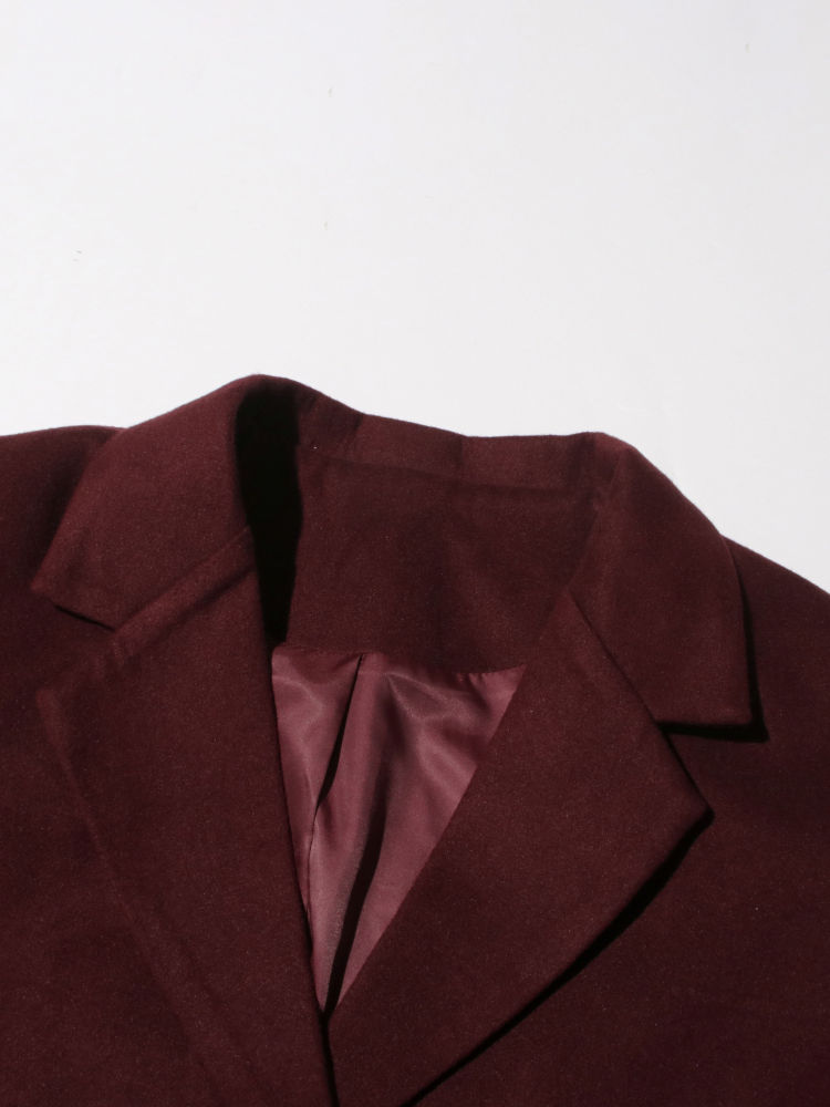 TWOTWINSTYLE Lapel Long Sleeve Spliced Print Designer Blazers