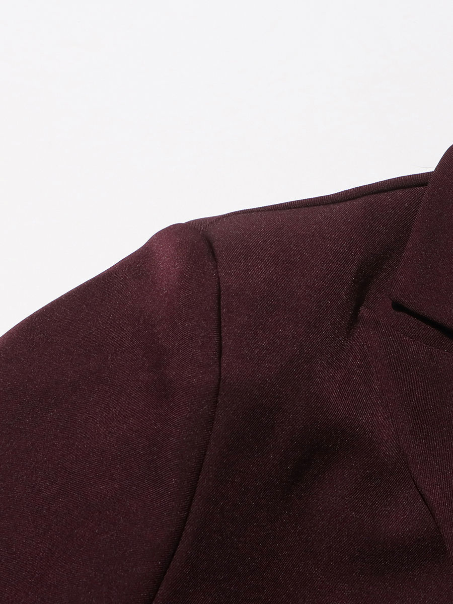 TWOTWINSTYLE Lapel Loose Patchwork Belt Chic Coat