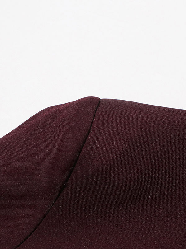 TWOTWINSTYLE Round Neck Tunic Temperament Coat