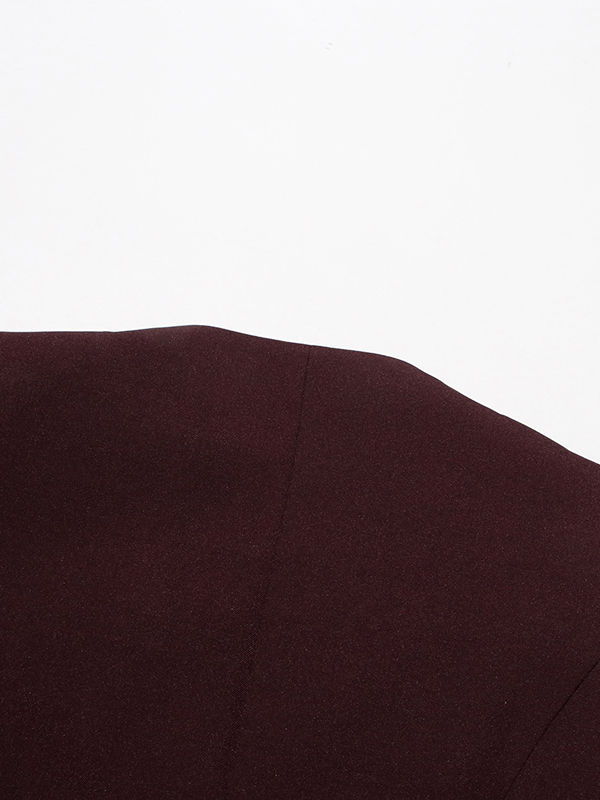 TWOTWINSTYLE Round Neck Tunic Temperament Coat