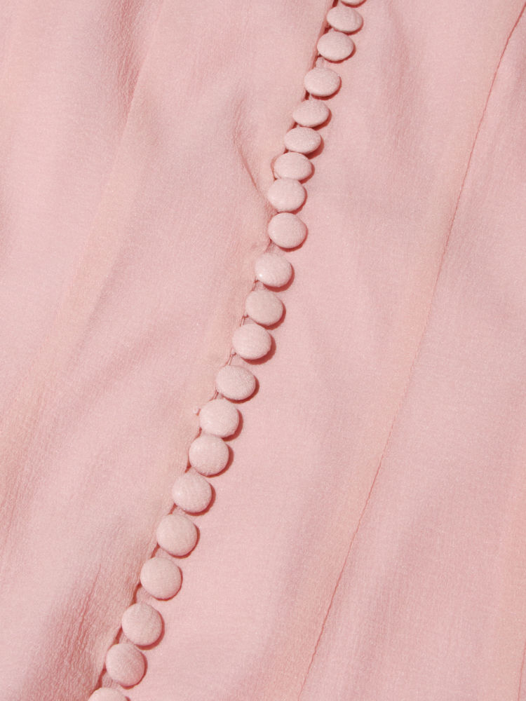 TWOTWINSTYLE Round Neck Bell Sleeve High Waist Dress