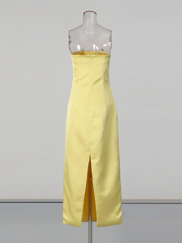TWOTWINSTYLE Sleeveless Patchwork Embroidery Chic Dress