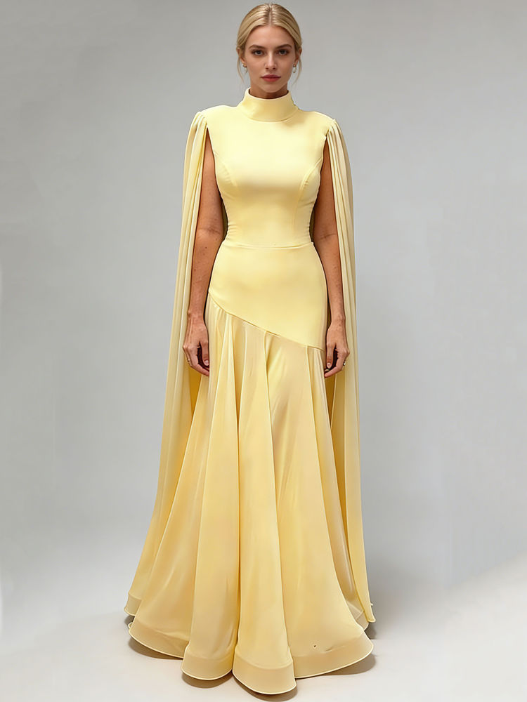 TWOTWINSTYLE Minimalist Turtleneck High Waist Elegant Dress