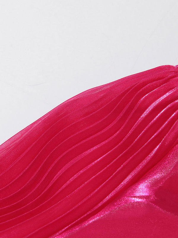 TWOTWINSTYLE Stand Collar High Waist Fashion Maxi Dress
