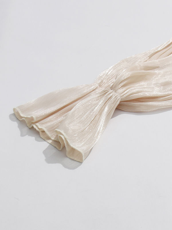 TWOTWINSTYLE Solid Stand Collar Irregular Hem Shirt
