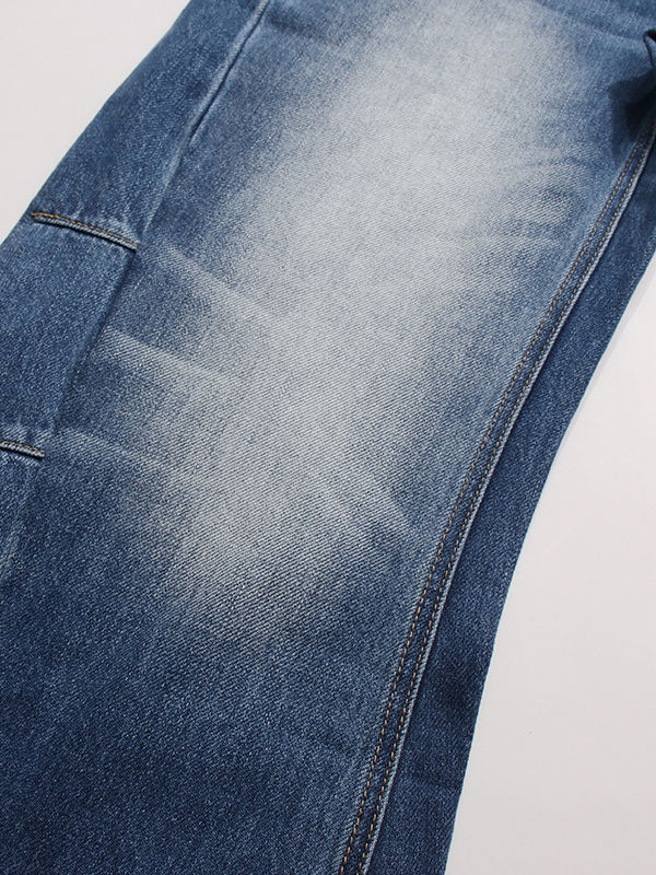 TWOTWINSTYLE Designer Hit Color Loose Denim Pants