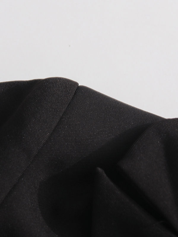 TWOTWINSTYLE Hit Color Lapel Long Sleeve Fashion Blazers