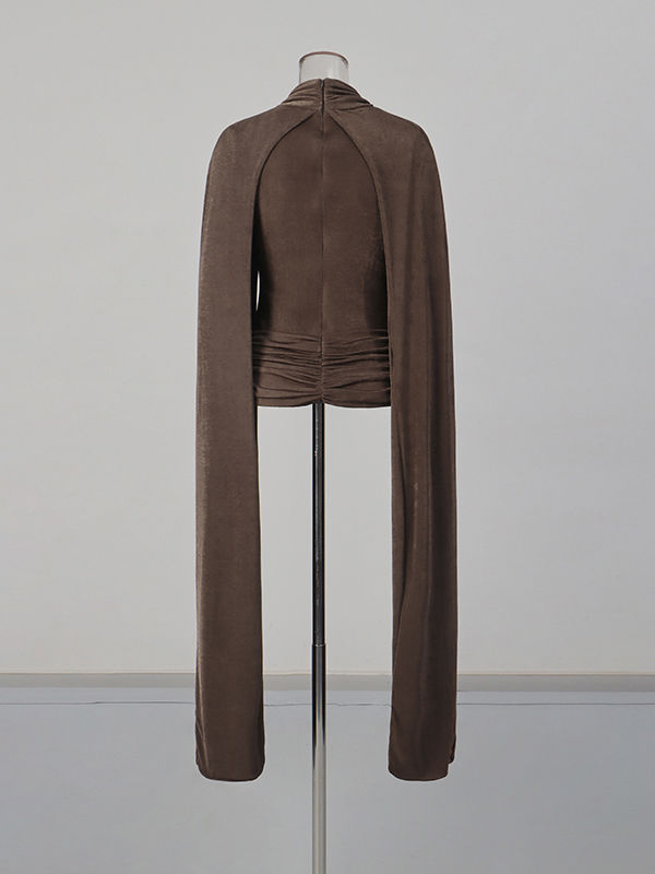TWOTWINSTYLE Designer Ruched Slimming Tops