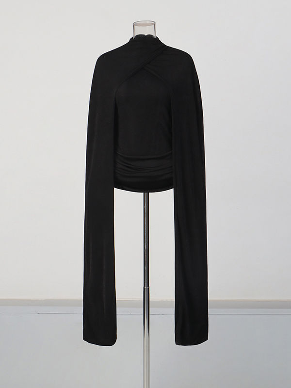 TWOTWINSTYLE Designer Ruched Slimming Tops