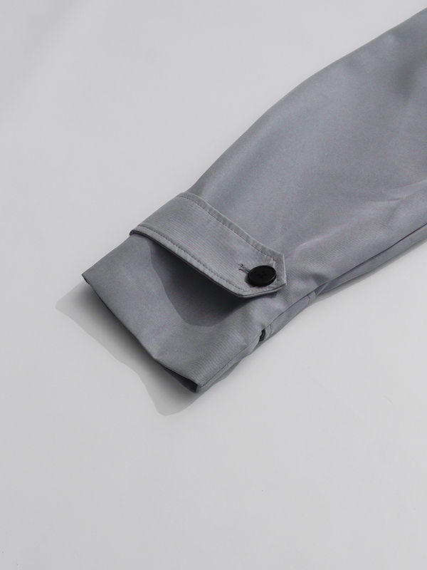 TWOTWINSTYLE Designer Stand Collar Double Breasted Coat