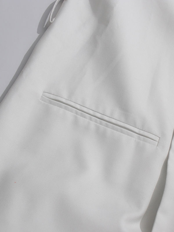 TWOTWINSTYLE Solid Lapel Patchwork Belt Designer Coat