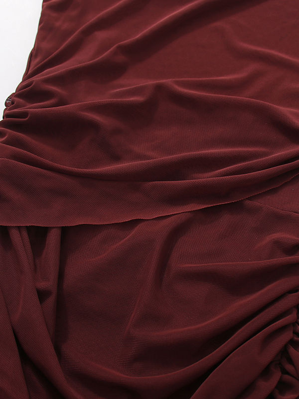TWOTWINSTYLE Solid Sleeveless Slimming Vintage Midi Dress