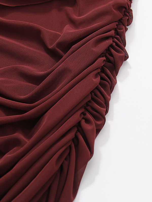 TWOTWINSTYLE Solid Sleeveless Slimming Vintage Midi Dress
