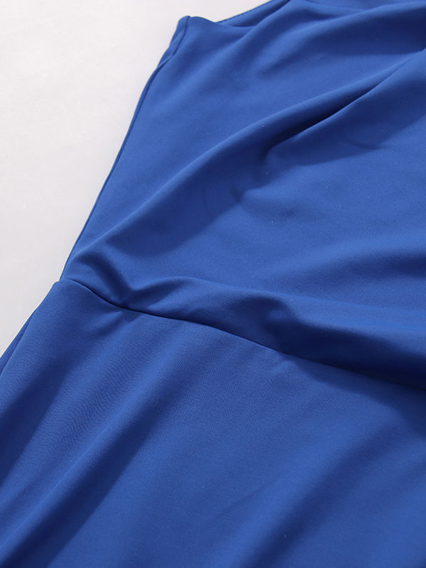 TWOTWINSTYLE Off Shoulder Minimalist Midi Dress