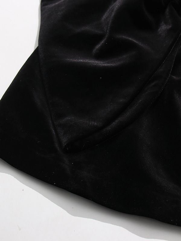 TWOTWINSTYLE Spliced Diamond And Bowknot Fashion Mini Dress
