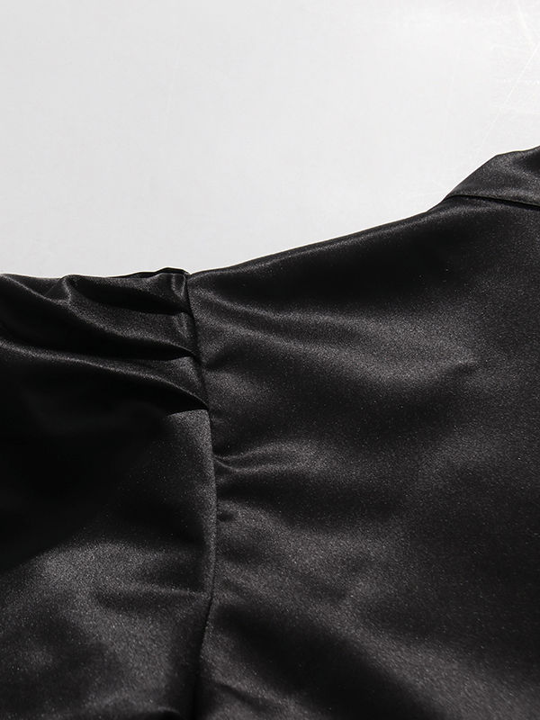 TWOTWINSTYLE Stand Collar Spliced Single Breasted Chic Crop Coat
