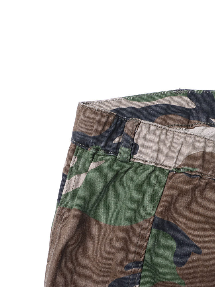 TWOTWINSTYLE Designer Tunic Camouflage Cargo Jumpsuits