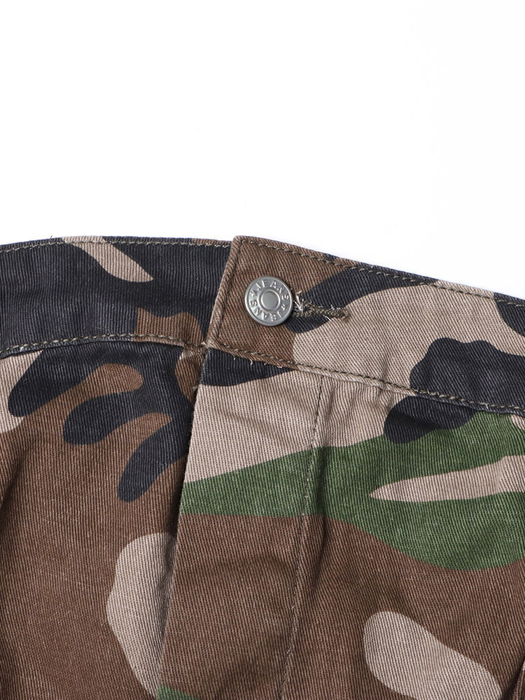 TWOTWINSTYLE Designer Tunic Camouflage Cargo Jumpsuits