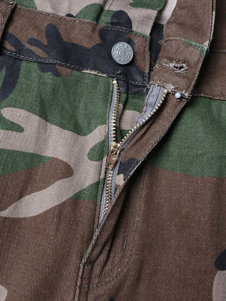 TWOTWINSTYLE Designer Tunic Camouflage Cargo Jumpsuits