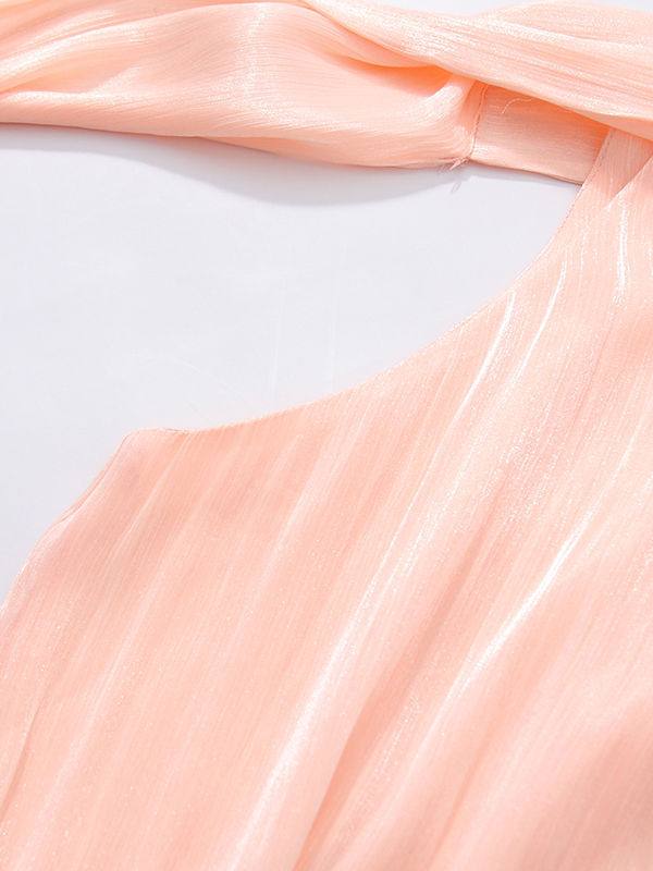 TWOTWINSTYLE Solid Sleeveless Spliced Bowknot Chic Shirt