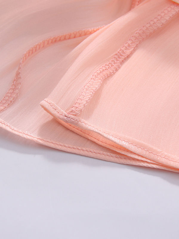TWOTWINSTYLE Solid Sleeveless Spliced Bowknot Chic Shirt