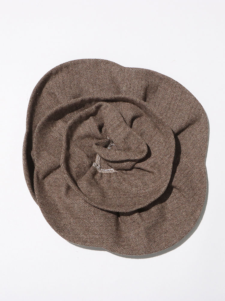 TWOTWINSTYLE Solid Spliced 3D Flower Vntage Bazers